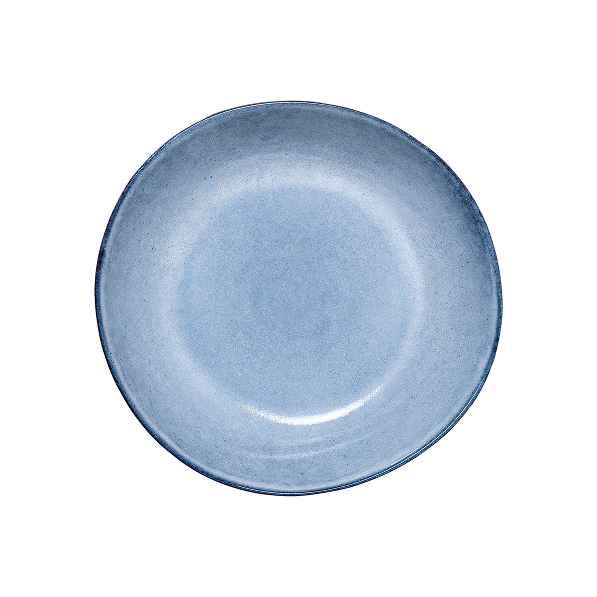 Sandrine Schale, Blau, Steingut in Blue präsentiert im Onlineshop von KAQTU Design AG. Schale ist von Bloomingville