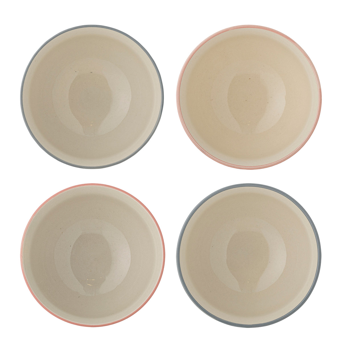 Cécile Schale, Rose, Steingut in Rose präsentiert im Onlineshop von KAQTU Design AG. Schale ist von Bloomingville