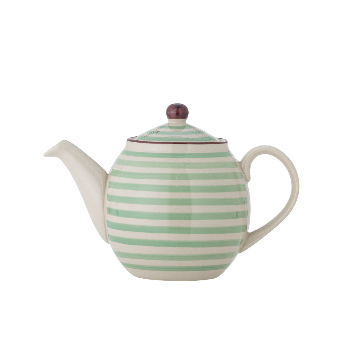 Patrizia Teekanne, Grün, Steingut in Green präsentiert im Onlineshop von KAQTU Design AG. Teekrüge ist von Bloomingville