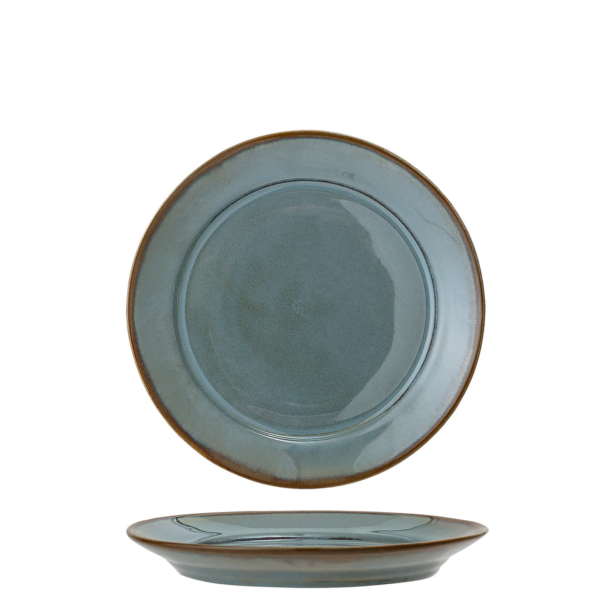 Pixie Teller, Grün, Steingut in Green präsentiert im Onlineshop von KAQTU Design AG. Teller ist von Bloomingville