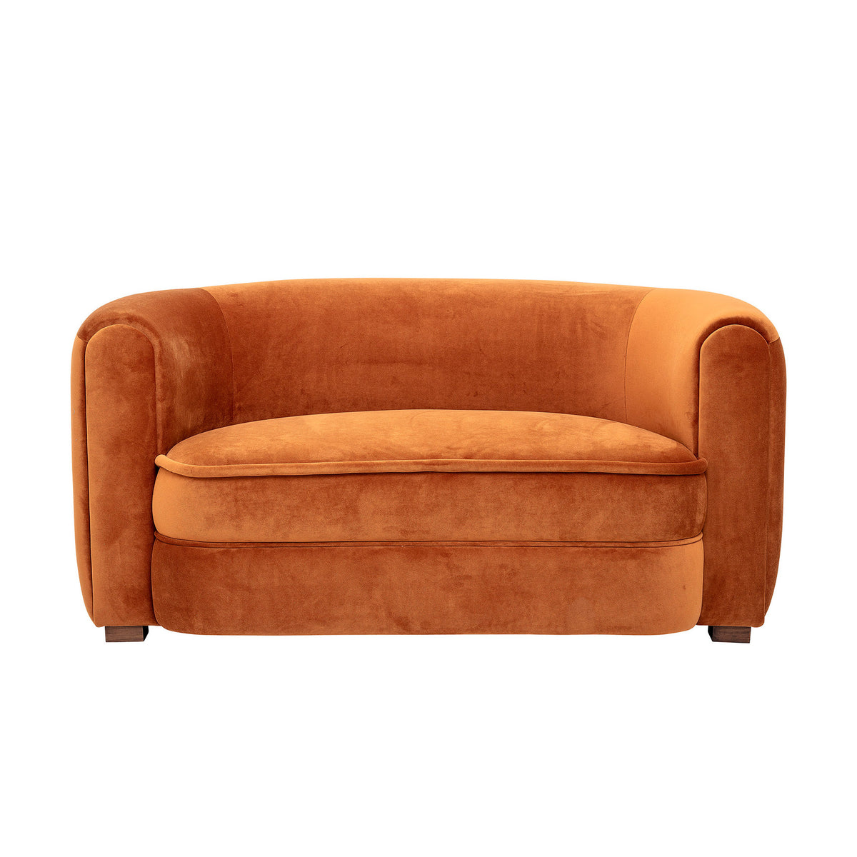 Malala Sofa, Braun, Polyester in Brown präsentiert im Onlineshop von KAQTU Design AG. 2er Sofa ist von Creative Collection