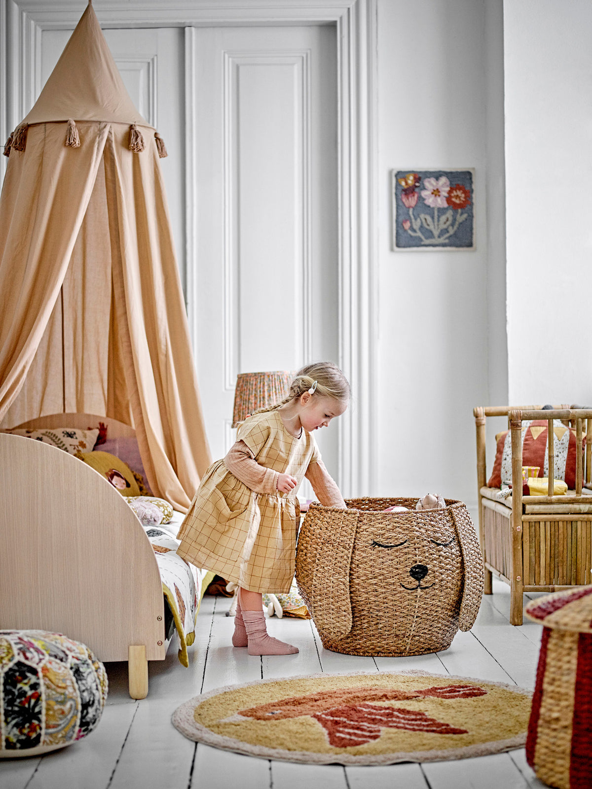 Charli Juniorbett, Braun, MDF in Brown präsentiert im Onlineshop von KAQTU Design AG. Bett ist von Bloomingville Mini
