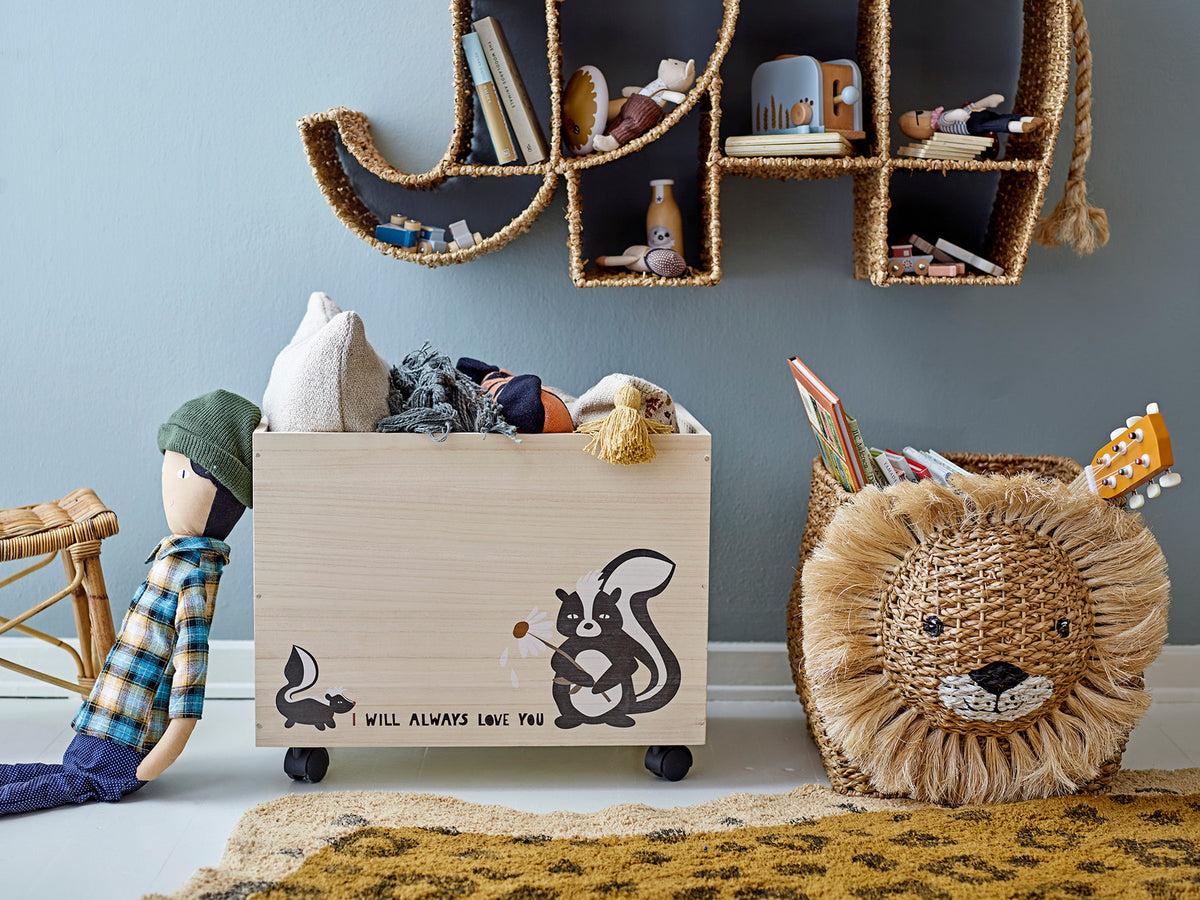 Sigge Doll, Blau, Baumwolle in Blue präsentiert im Onlineshop von KAQTU Design AG. Plüschtier Kids ist von Bloomingville Mini