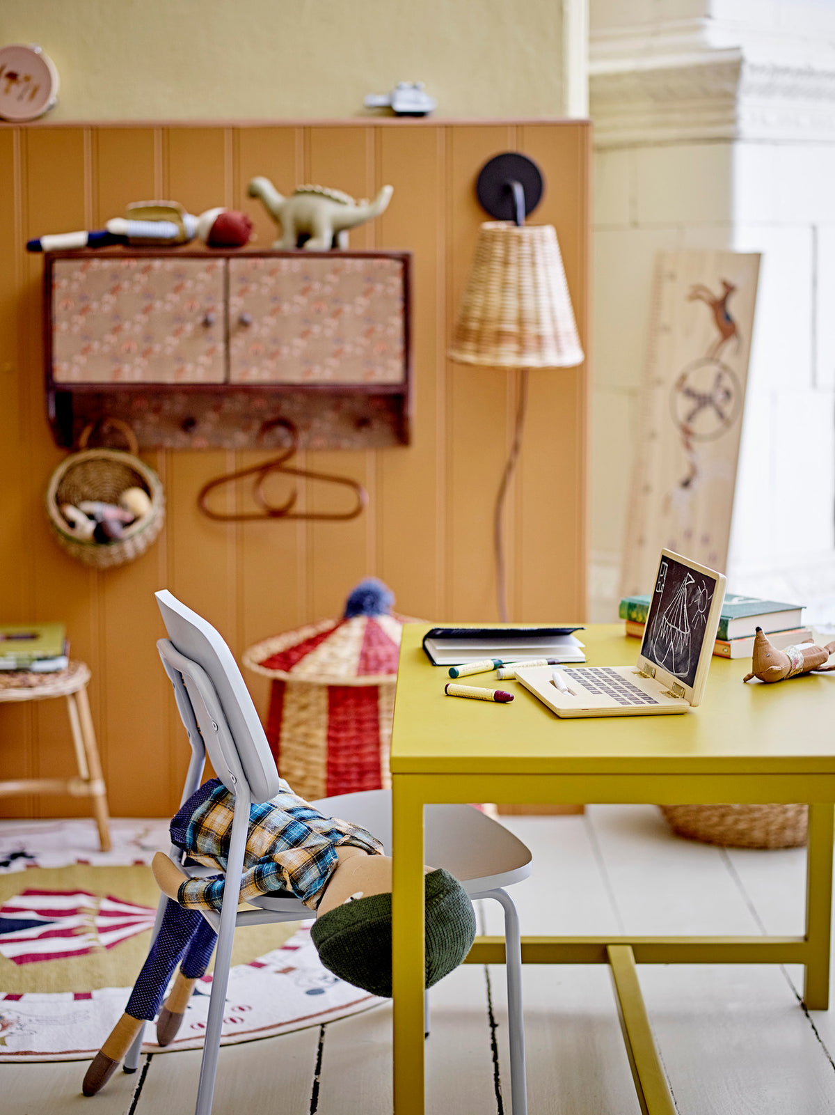 Sigge Doll, Blau, Baumwolle in Blue präsentiert im Onlineshop von KAQTU Design AG. Plüschtier Kids ist von Bloomingville Mini