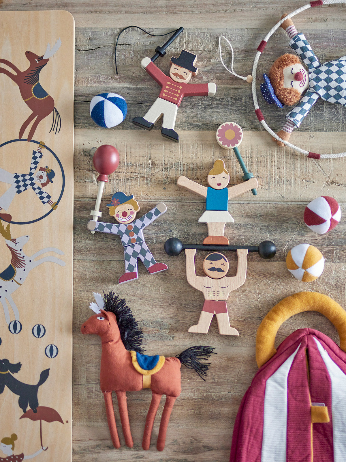 Alfredo Mobile, Blau, Baumwolle in Blue präsentiert im Onlineshop von KAQTU Design AG. Objekte Kids ist von Bloomingville Mini