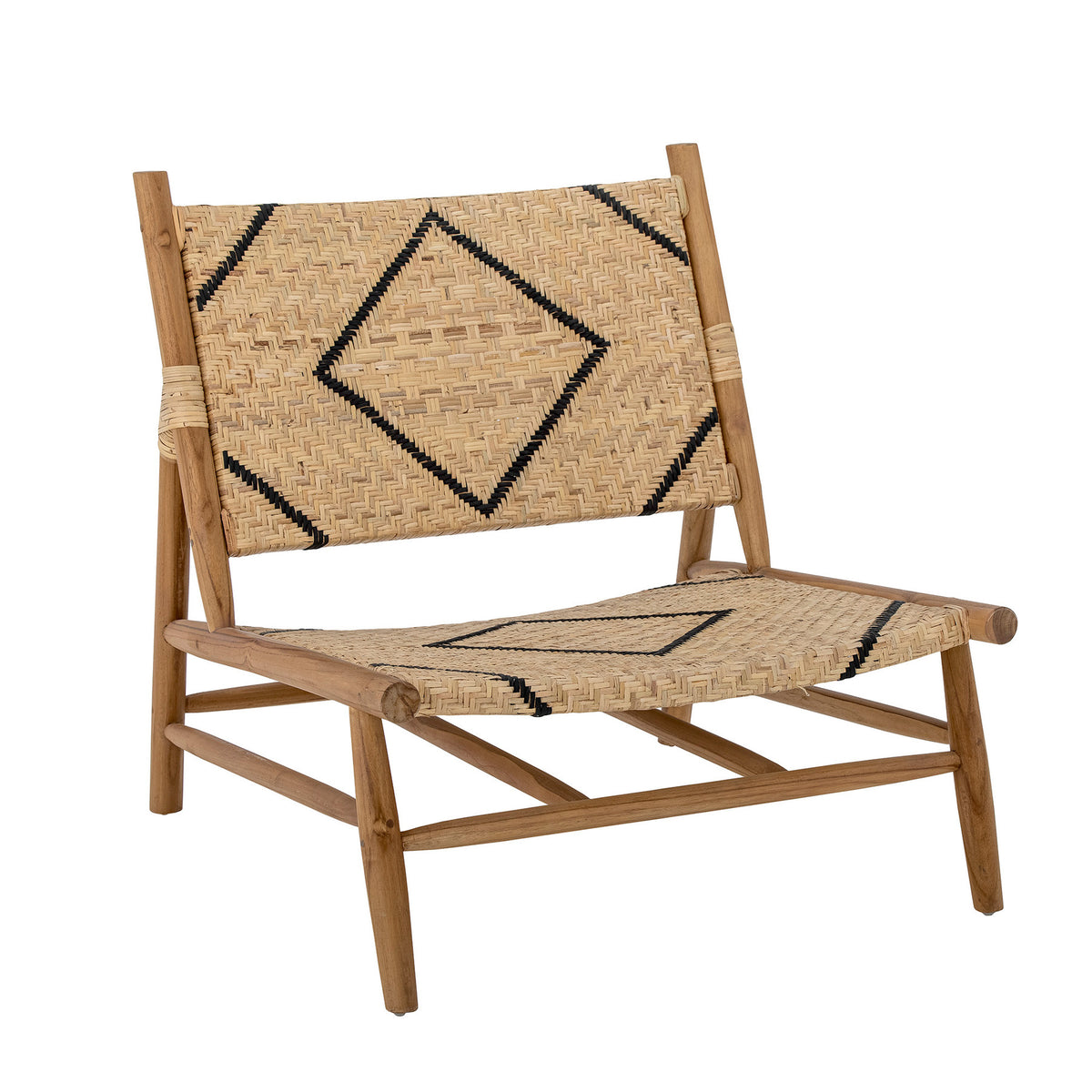 Lennox Loungesessel, Natur, Teakholz in Nature präsentiert im Onlineshop von KAQTU Design AG. Sessel ist von Creative Collection