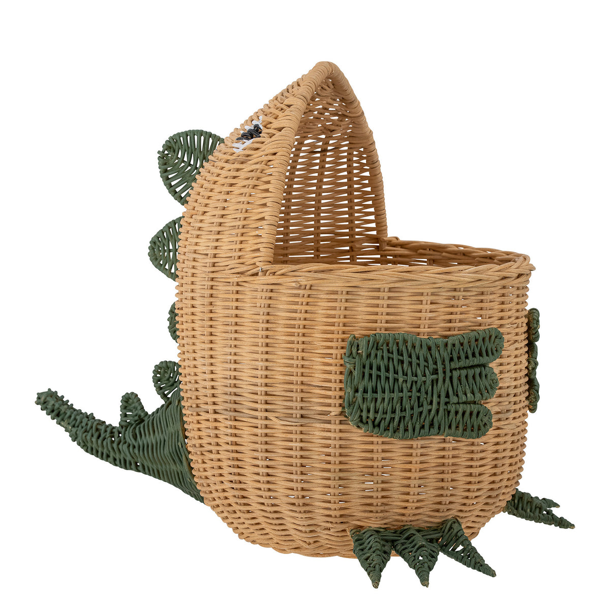 Eddi Korb, Natur, Rattan in Nature präsentiert im Onlineshop von KAQTU Design AG. Aufbewährungskörbe ist von Bloomingville Mini