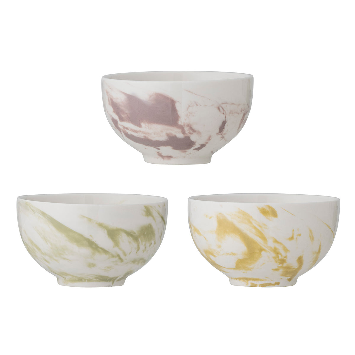 Palma Schale, Grün, Steingut in Green präsentiert im Onlineshop von KAQTU Design AG. Schale ist von Bloomingville