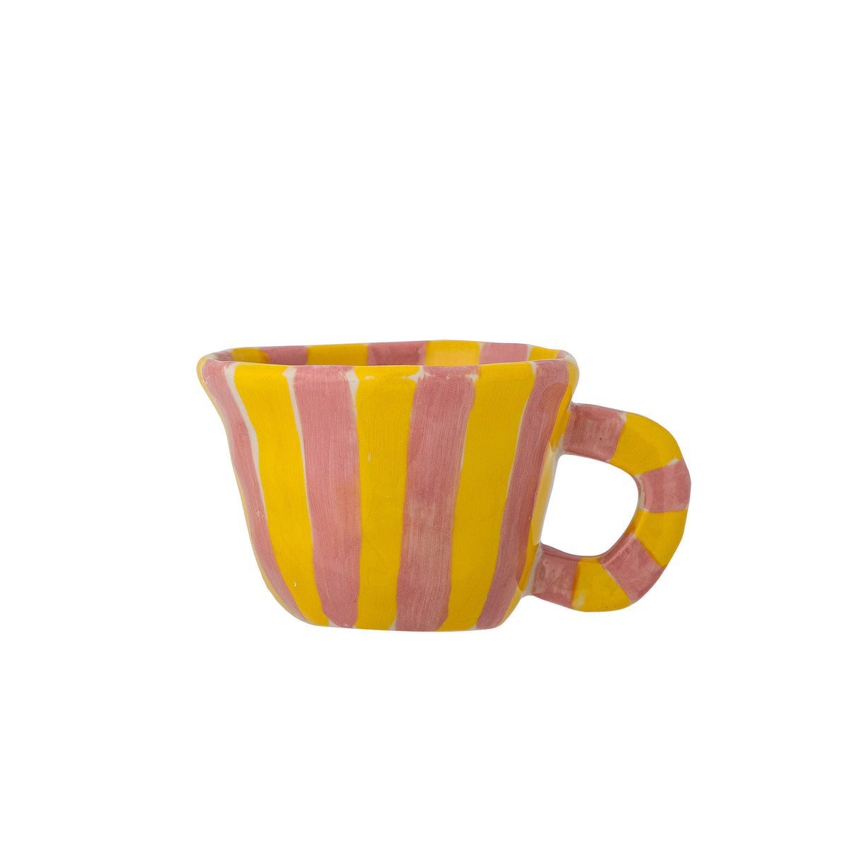 Nini Tasse, Rose, Steingut in Rose präsentiert im Onlineshop von KAQTU Design AG. Tasse ist von Bloomingville Mini