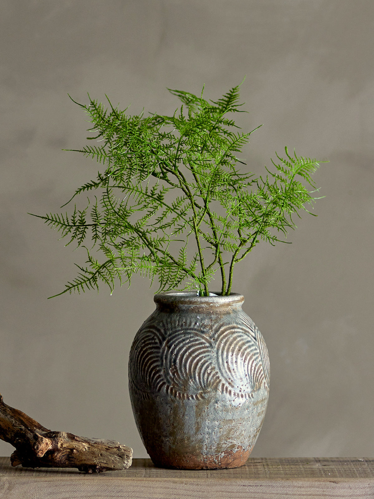 Damian Deko-Vase, Grün, Terrakotta in Green präsentiert im Onlineshop von KAQTU Design AG. Vase ist von Bloomingville