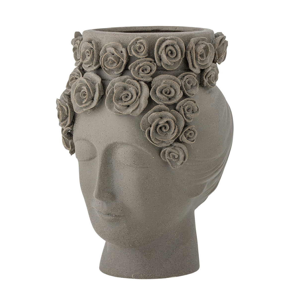 Akira Vase, Grau, Steingut in Grey präsentiert im Onlineshop von KAQTU Design AG. Vase ist von Bloomingville