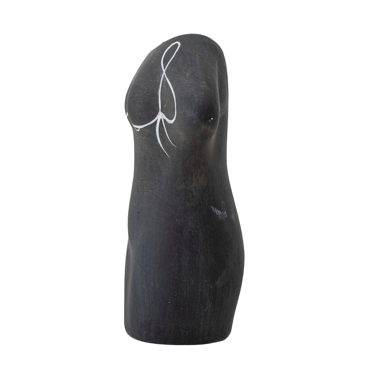 Lulu Deko-Vase, Schwarz, Terrakotta in Black präsentiert im Onlineshop von KAQTU Design AG. Vase ist von Bloomingville