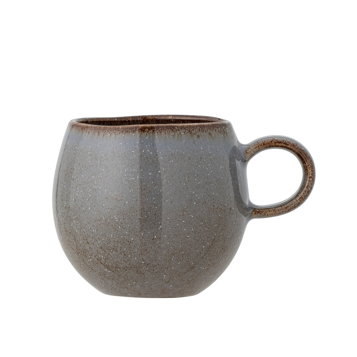 Sandrine Tasse, Grau, Steingut in Grey präsentiert im Onlineshop von KAQTU Design AG. Tasse ist von Bloomingville