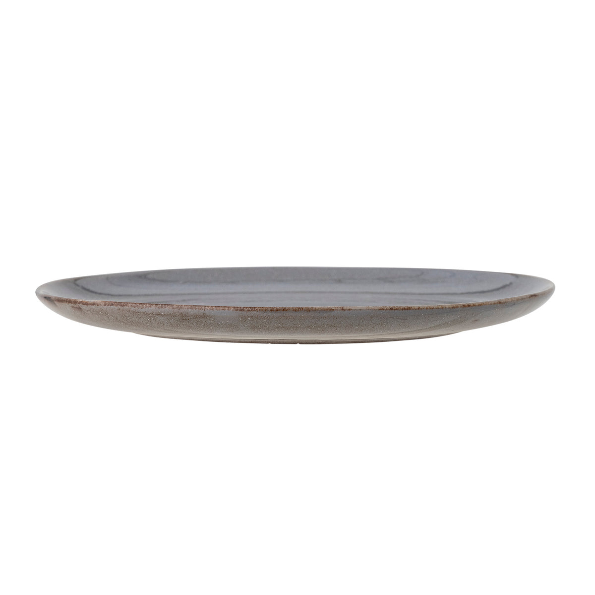 Sandrine Teller, Grau, Steingut in Grey präsentiert im Onlineshop von KAQTU Design AG. Teller ist von Bloomingville