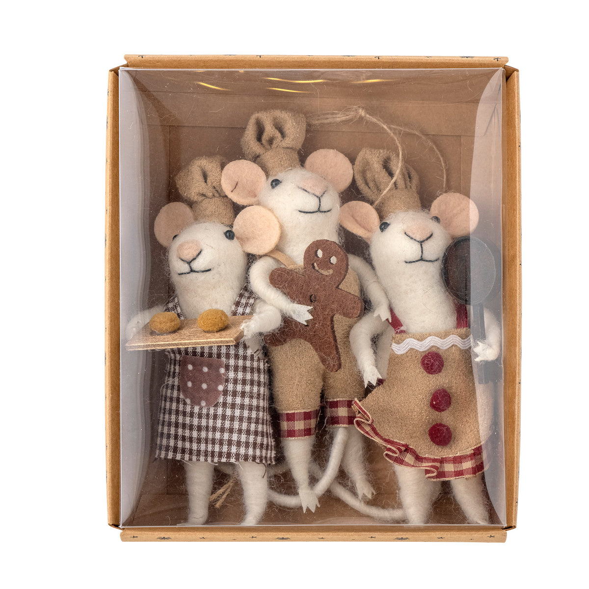 Peo Ornament, Braun, Wolle in Brown präsentiert im Onlineshop von KAQTU Design AG. Ornament ist von Bloomingville