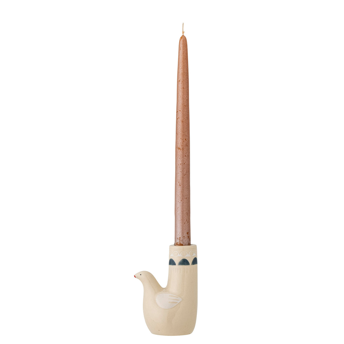 Trudy Kerzenhalter, Weiss, Steingut in Weiss präsentiert im Onlineshop von KAQTU Design AG. Kerzenständer ist von Bloomingville