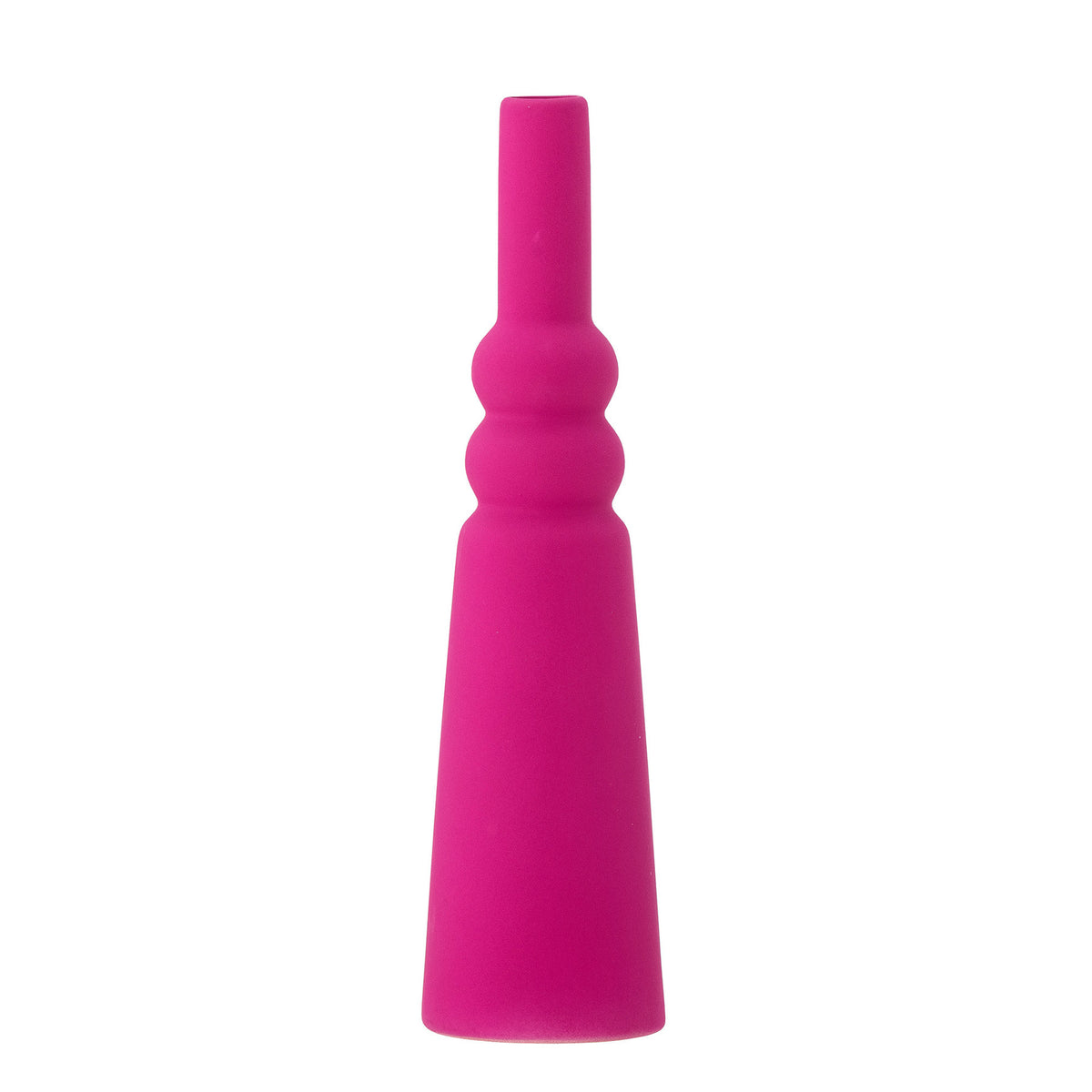 Isolde Vase, Pink, Steingut in Rosa präsentiert im Onlineshop von KAQTU Design AG. Vase ist von Bloomingville