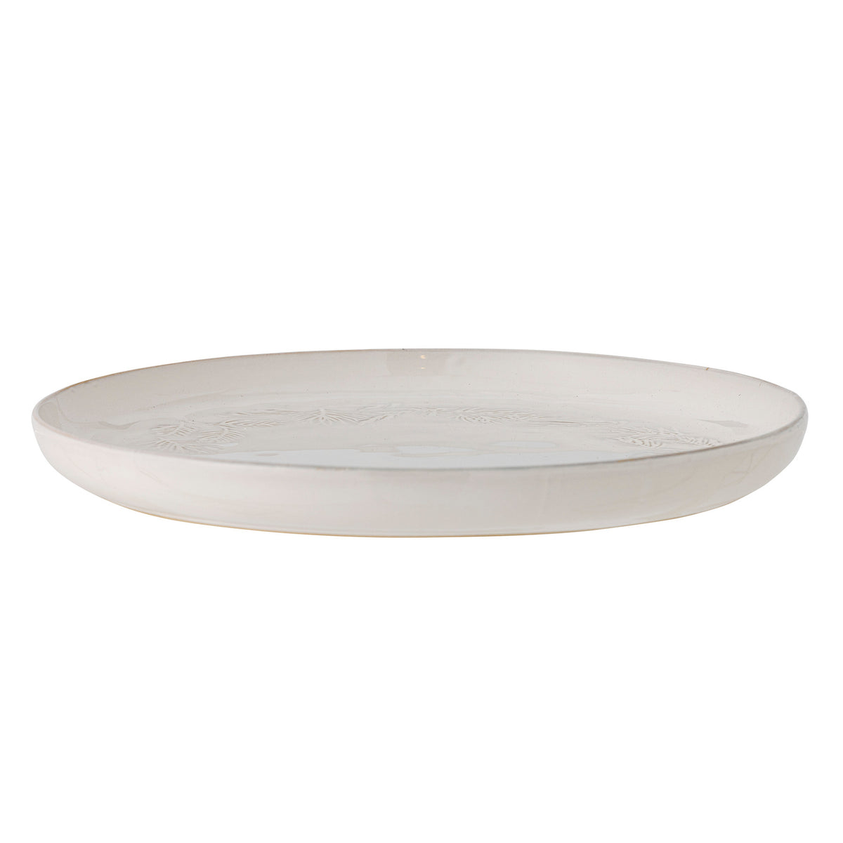 Winter Servierplatte, Natur, Steingut in Natur präsentiert im Onlineshop von KAQTU Design AG. Platte ist von Bloomingville
