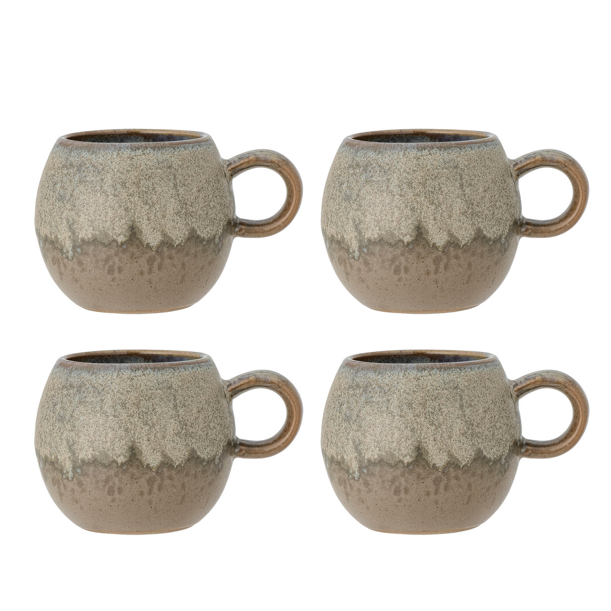 Paula Tasse, Multipack, Braun, Steingut in Brown präsentiert im Onlineshop von KAQTU Design AG. Tasse ist von Bloomingville