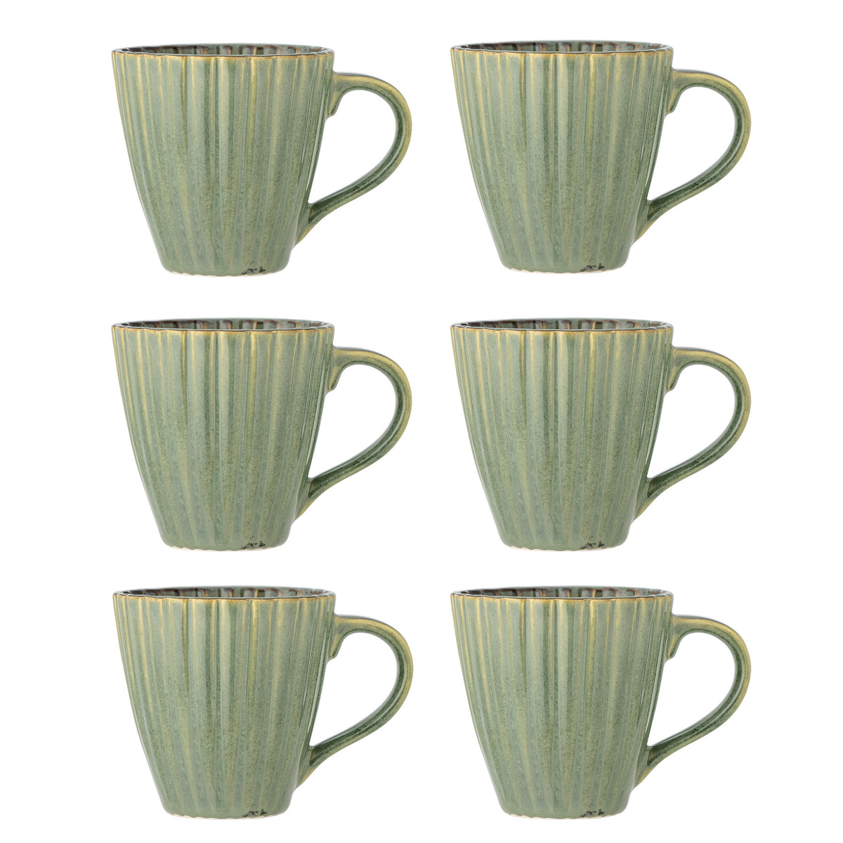 Latina Tasse, Multipack, Grün, Steingut in Green präsentiert im Onlineshop von KAQTU Design AG. Tasse ist von Bloomingville