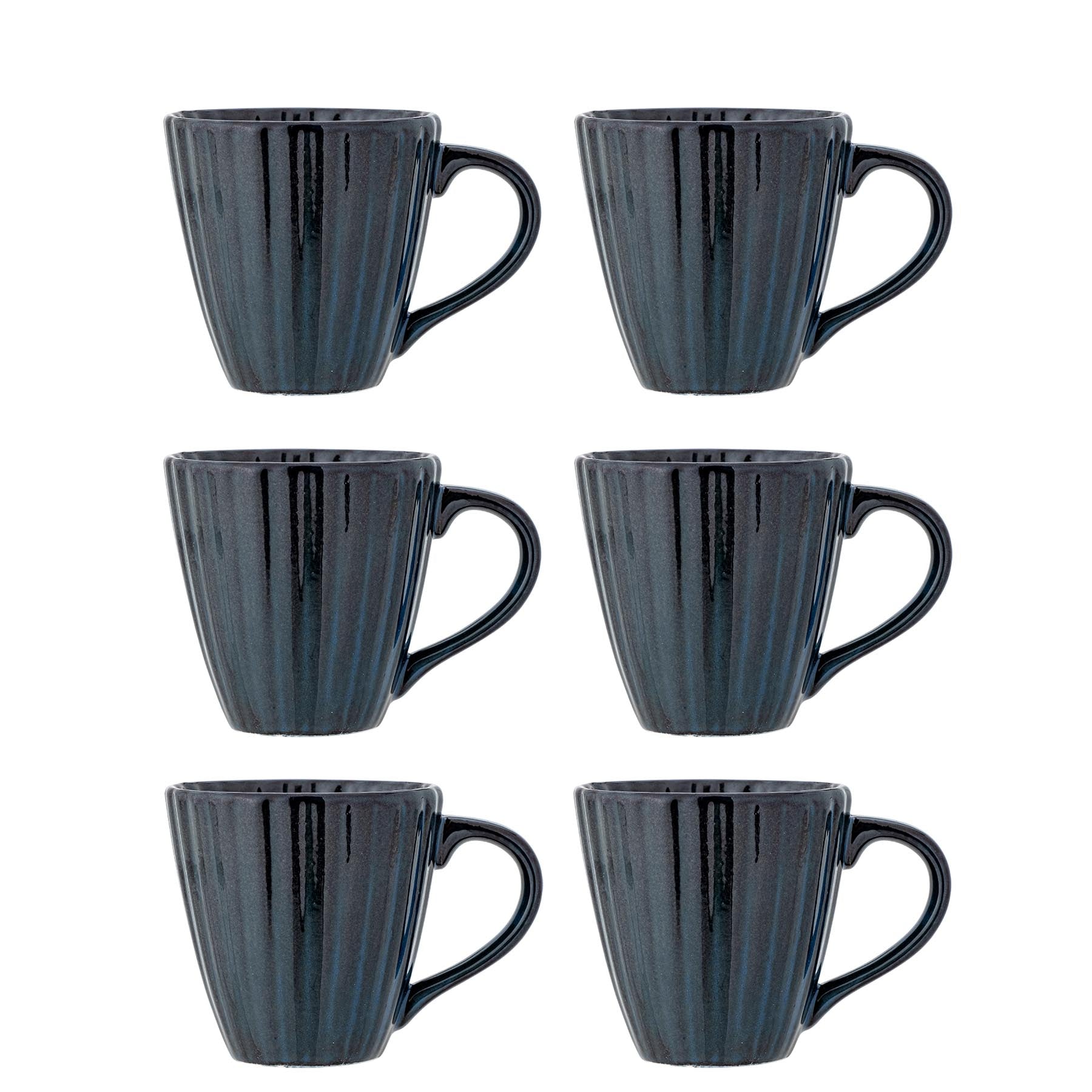 Latina Tasse, Multipack, Blau, Steingut in Blue präsentiert im Onlineshop von KAQTU Design AG. Tasse ist von Bloomingville