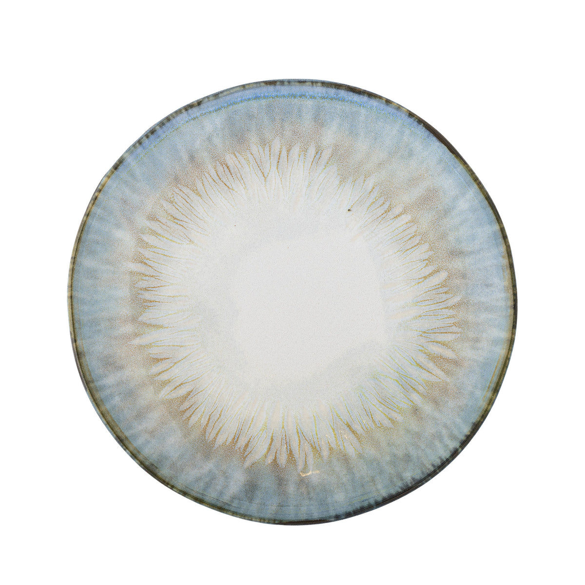 Calen Teller, Blue, Steingut in Blau präsentiert im Onlineshop von KAQTU Design AG. Teller ist von Bloomingville