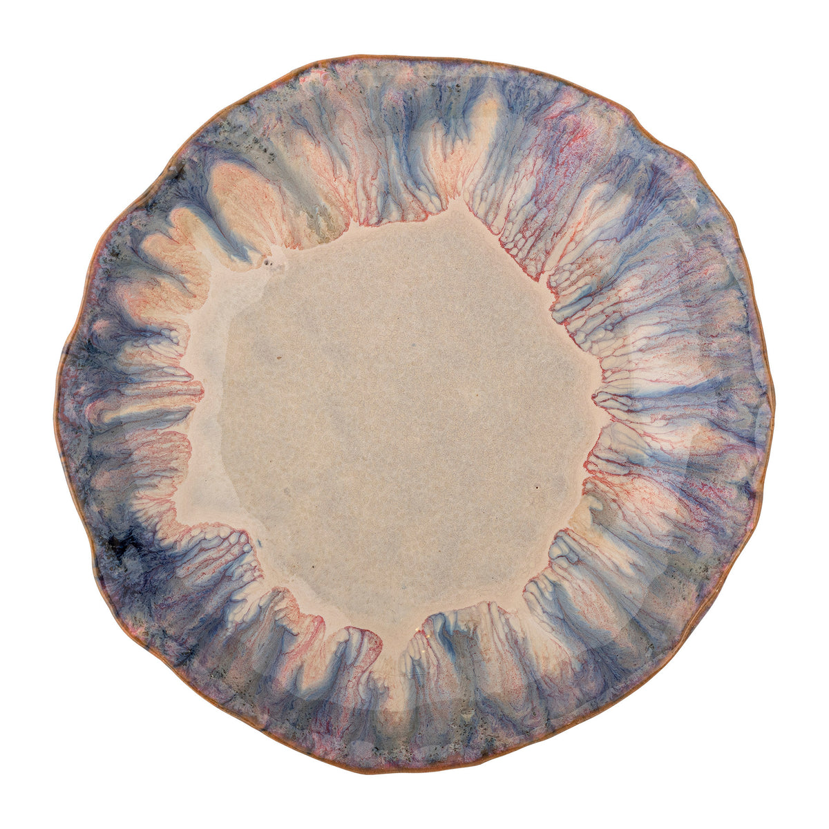 Amalia Schale, Blue, Steingut in Blau präsentiert im Onlineshop von KAQTU Design AG. Schale ist von Bloomingville
