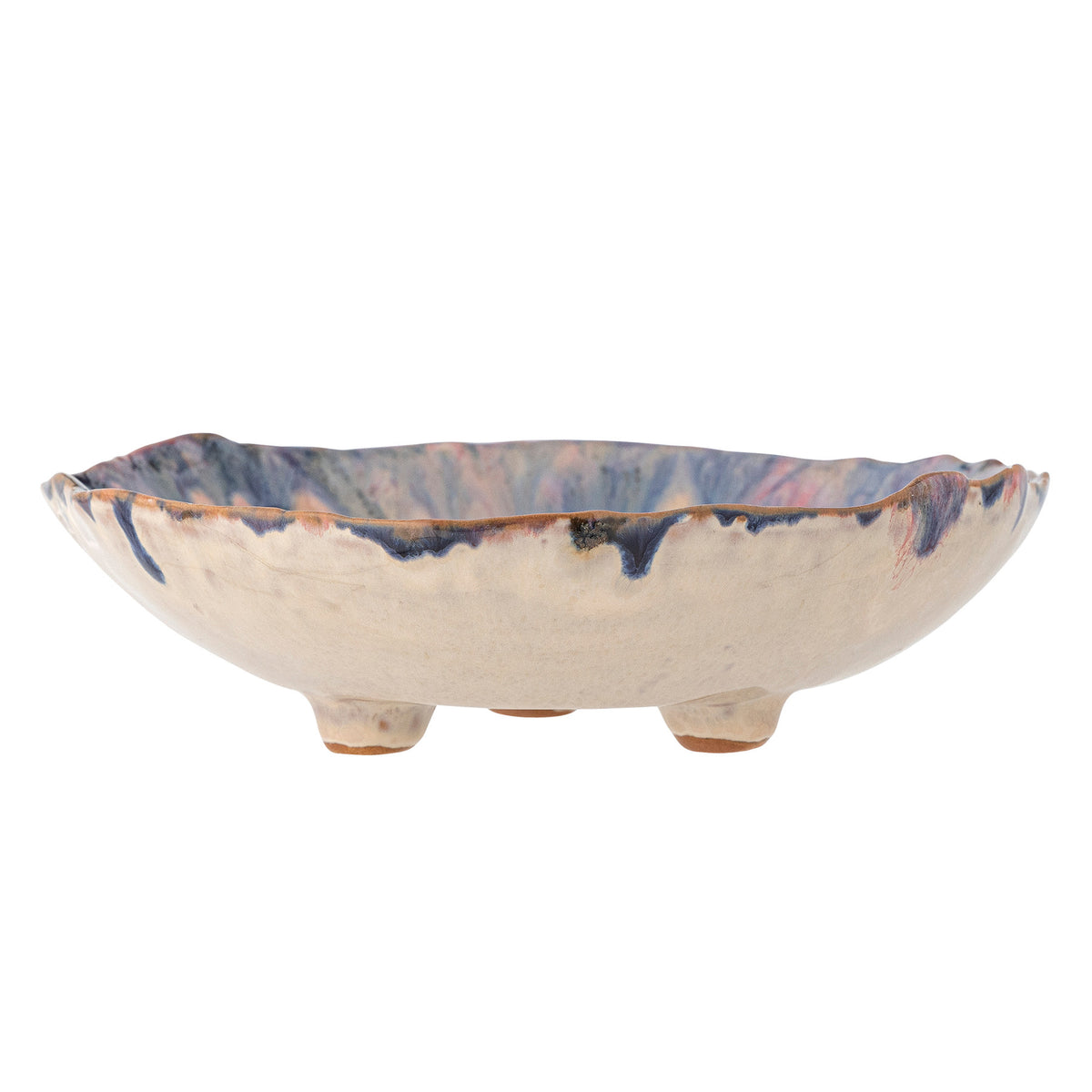 Amalia Schale, Blue, Steingut in Blau präsentiert im Onlineshop von KAQTU Design AG. Schale ist von Bloomingville