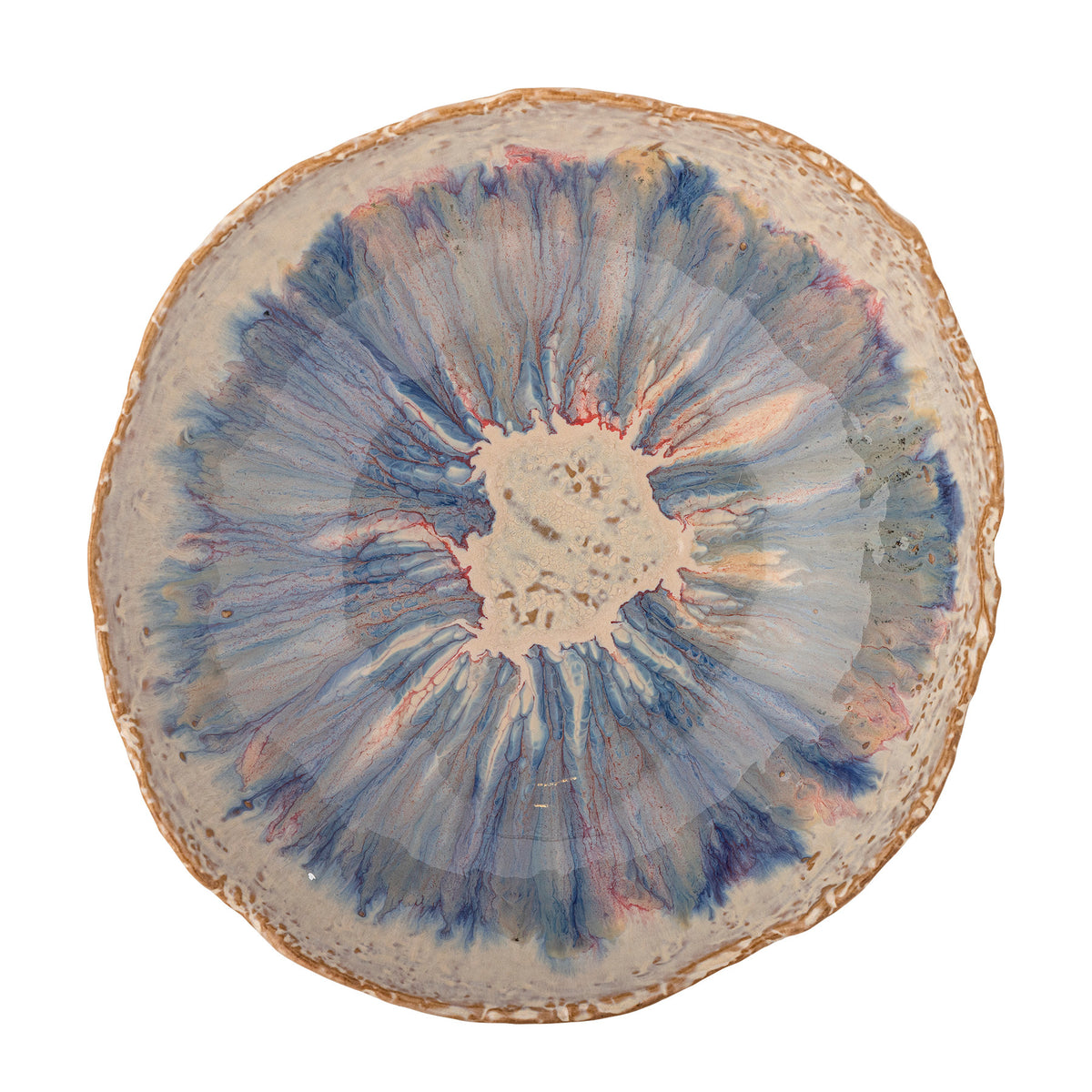 Amalia Schale, Blue, Steingut in Blau präsentiert im Onlineshop von KAQTU Design AG. Schale ist von Bloomingville