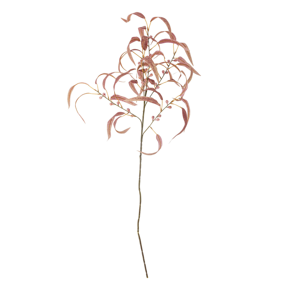 Eucalyptus Stiel, Rot, Künstliche Blumen in Rot präsentiert im Onlineshop von KAQTU Design AG. Kunstblume ist von Bloomingville