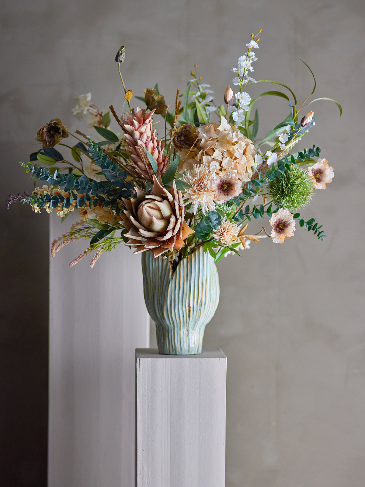 Myrtle Zweig, Weiss, Künstliche Blumen in Weiss präsentiert im Onlineshop von KAQTU Design AG. Kunstblume ist von Bloomingville