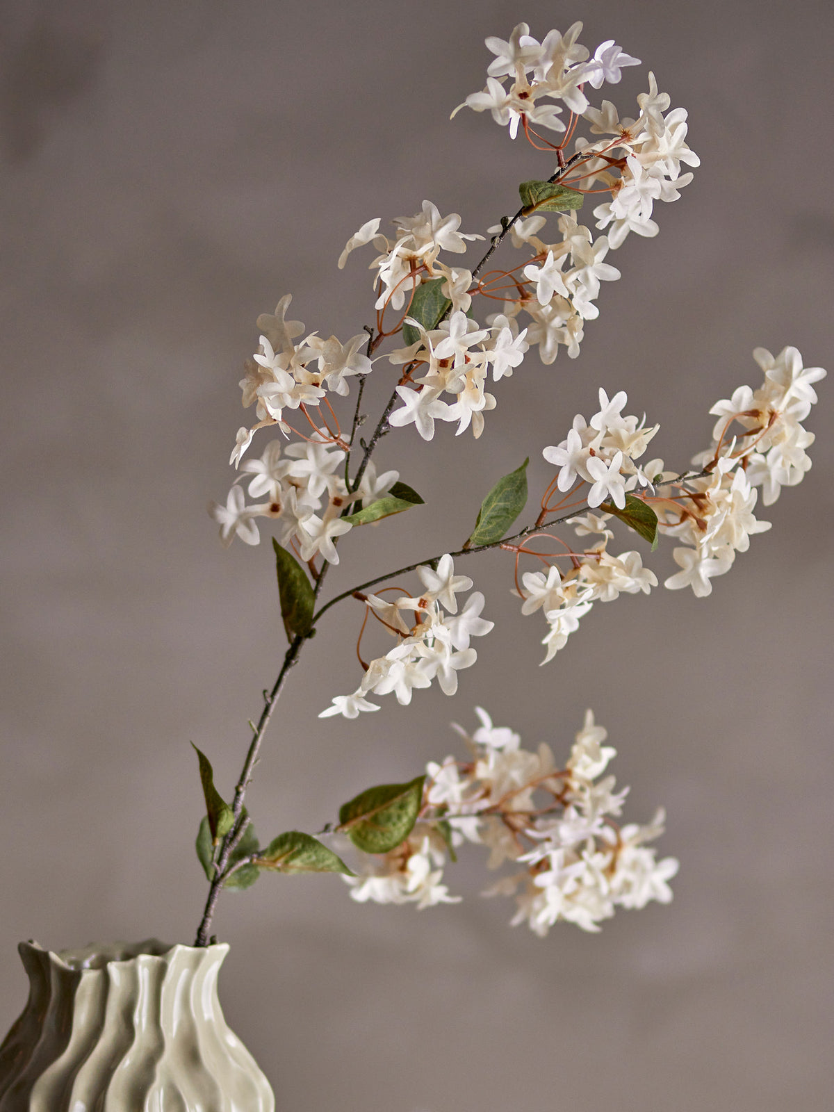 Myrtle Zweig, Weiss, Künstliche Blumen in Weiss präsentiert im Onlineshop von KAQTU Design AG. Kunstblume ist von Bloomingville