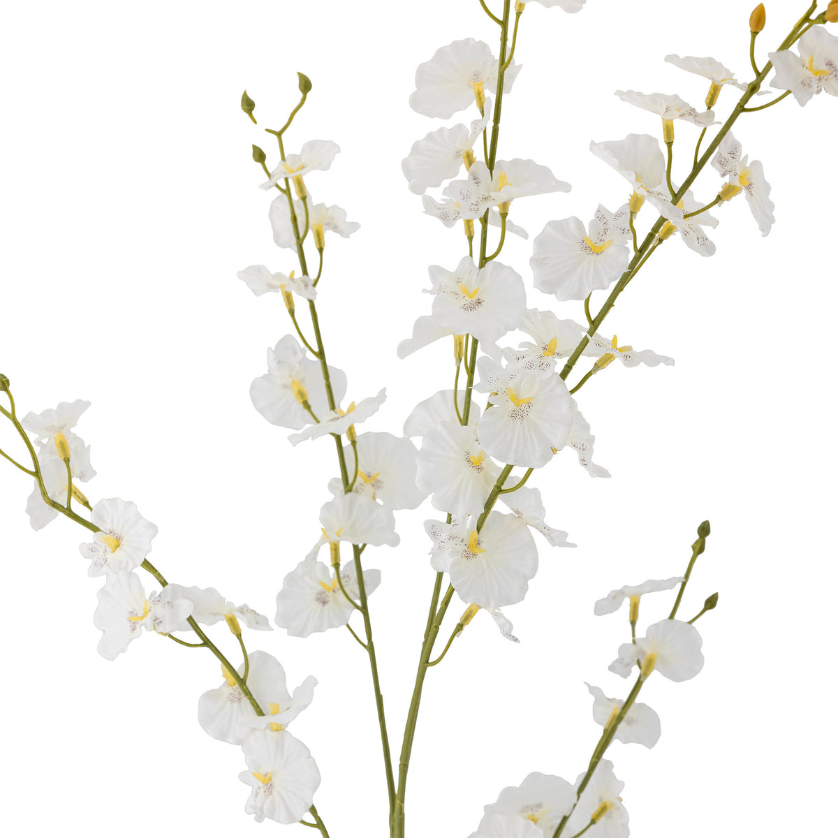 Orchid Stiel, Weiss, Künstliche Blumen in Weiß präsentiert im Onlineshop von KAQTU Design AG. Kunstblume ist von Bloomingville