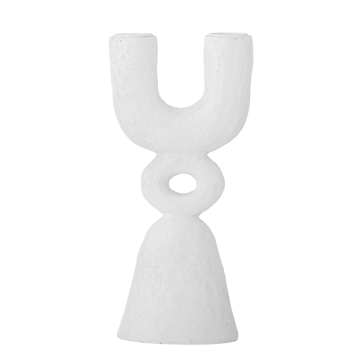Syra Kerzenhalter, Weiss, Polyresin in Weiss präsentiert im Onlineshop von KAQTU Design AG. Kerzenständer ist von Bloomingville