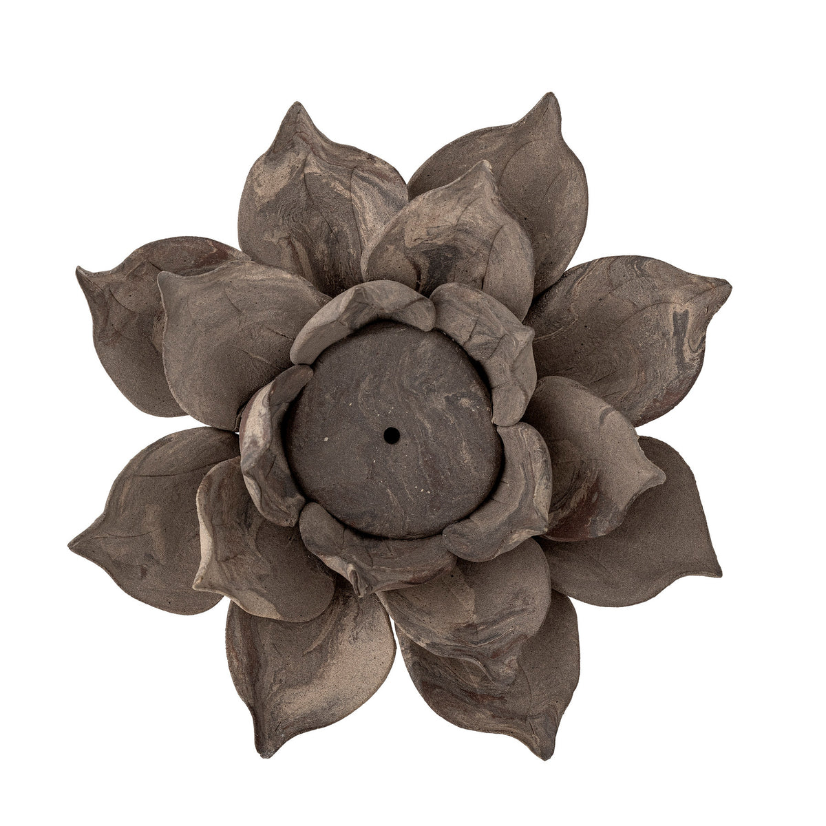 Eira Teelichthalter, Braun, Steingut in Braun präsentiert im Onlineshop von KAQTU Design AG. Teelichthalter ist von Creative Collection