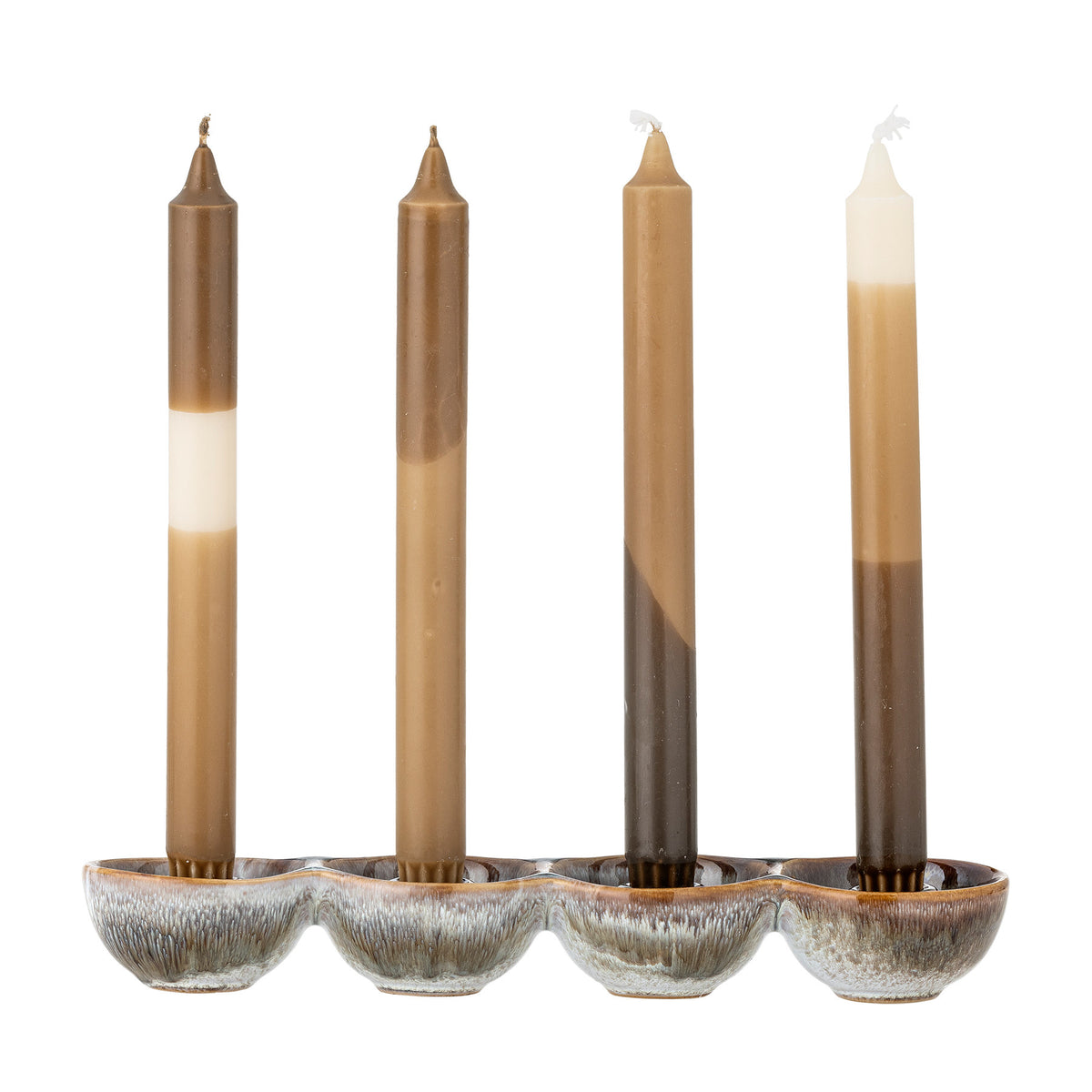 Kalia Adventskerzenständer, Braun, Steingut in Braun präsentiert im Onlineshop von KAQTU Design AG. Kerzenständer ist von Bloomingville