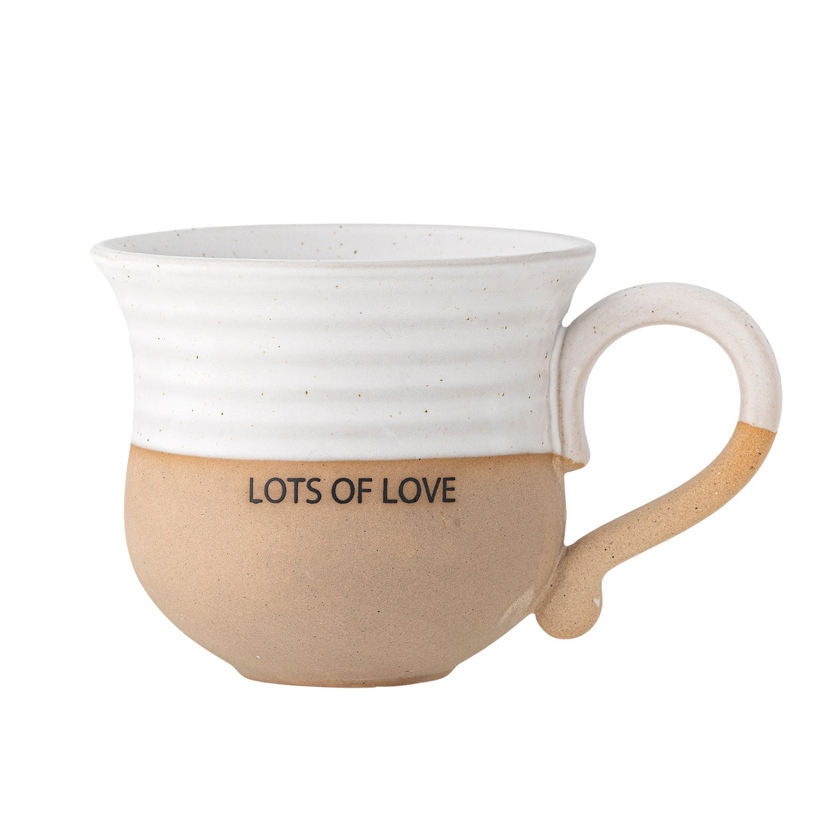 Claire Tasse, Weiss, Steingut in Weiss präsentiert im Onlineshop von KAQTU Design AG. Tasse ist von Creative Collection