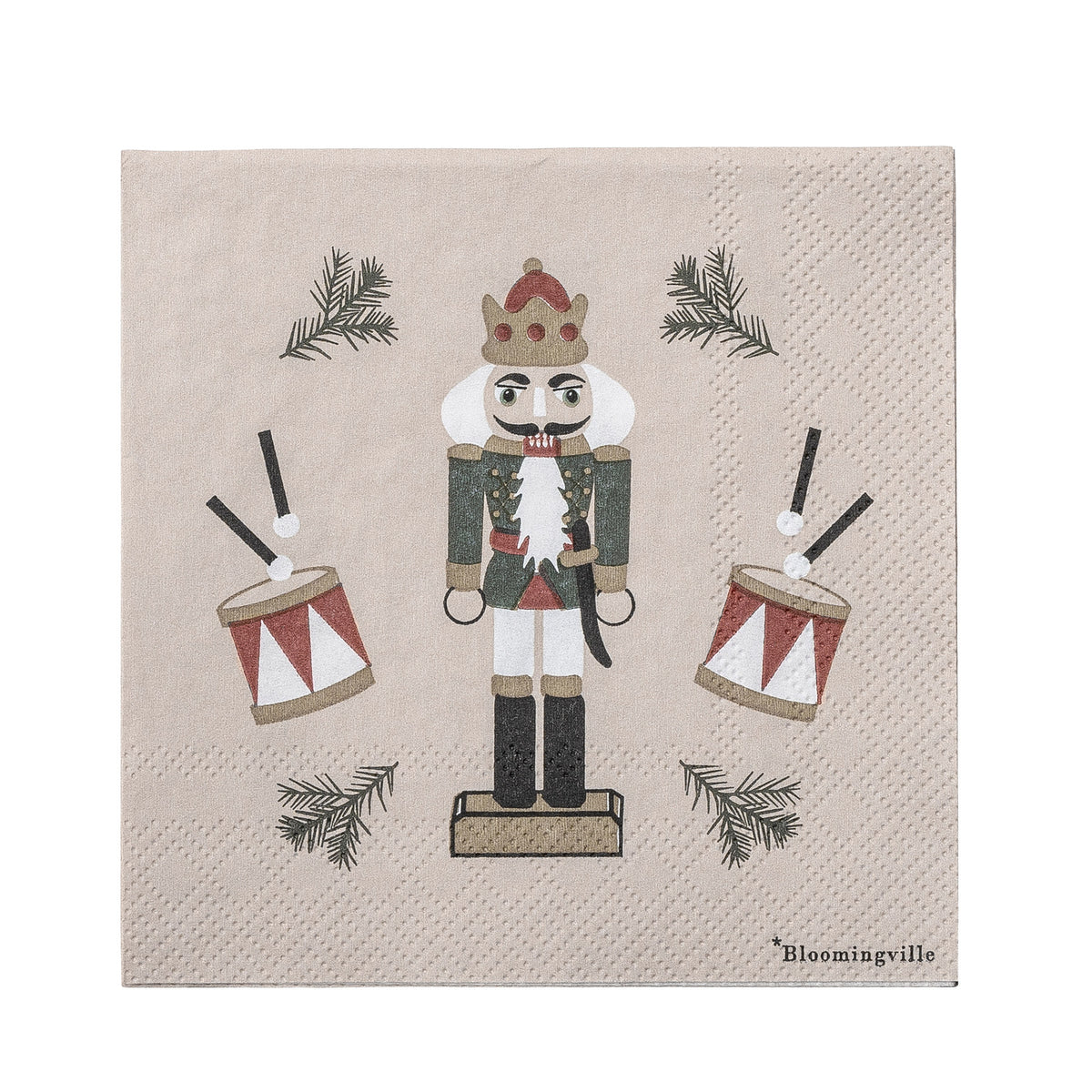 Jolly Serviette, Grün, FSC® Mix, Papier in Grün präsentiert im Onlineshop von KAQTU Design AG. Servietten ist von Bloomingville