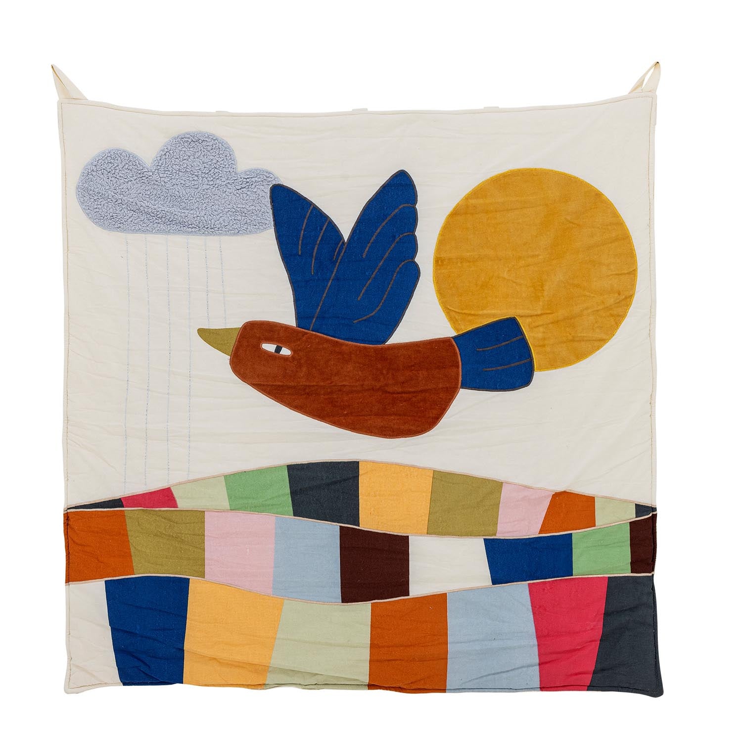 Colorine Wanddekoration, Natur, Baumwolle in Natur präsentiert im Onlineshop von KAQTU Design AG. Kunstgegenstände ist von Bloomingville Mini