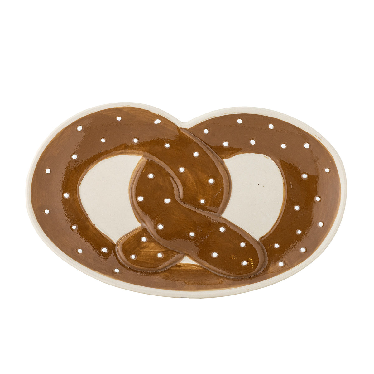 Treats Servierplatte, Braun, Steingut in Braun präsentiert im Onlineshop von KAQTU Design AG. Servierplatten ist von Bloomingville