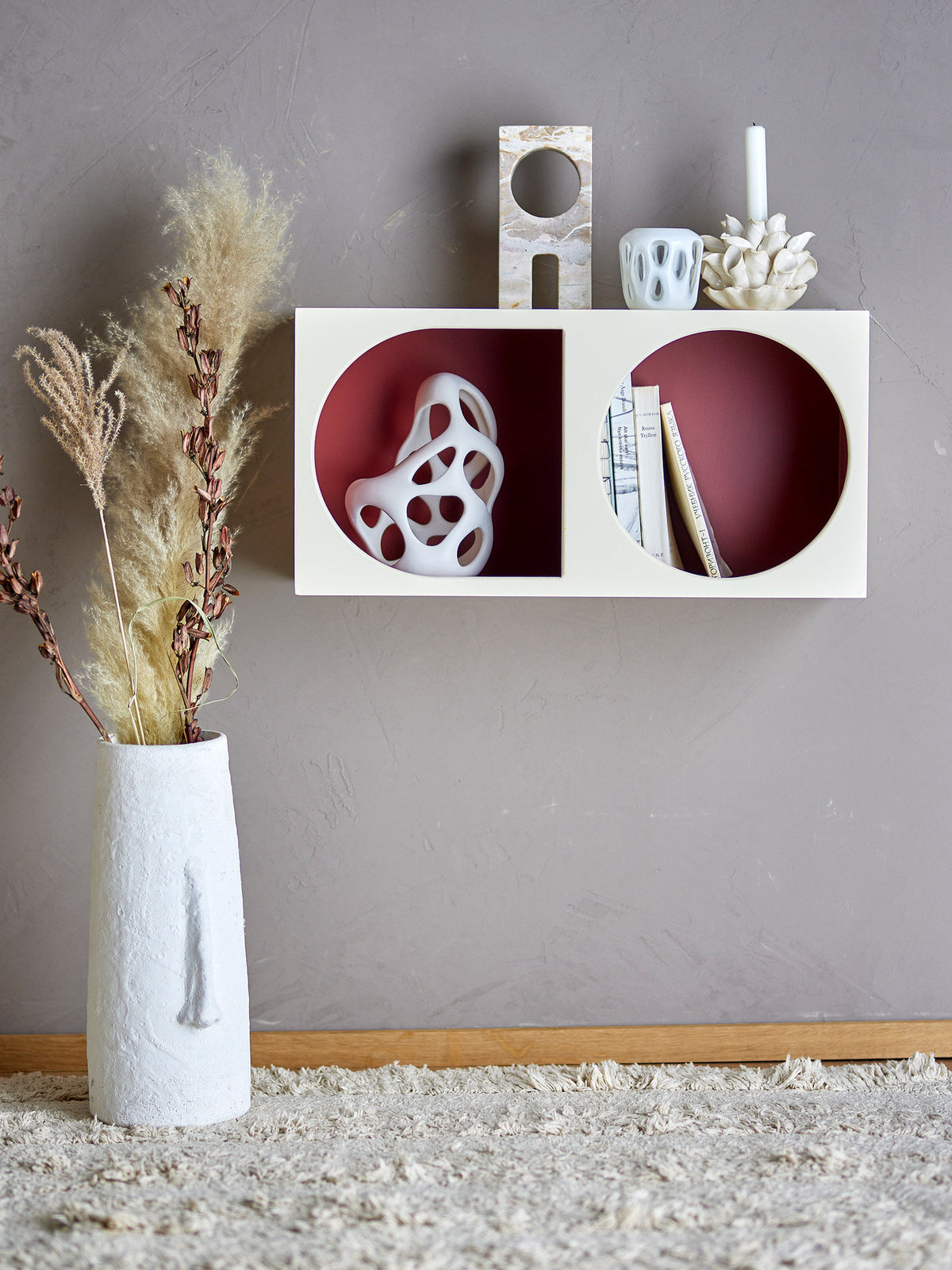 Graphia Bücherregal, Weiss, MDF in Weiss präsentiert im Onlineshop von KAQTU Design AG. Standregal ist von Bloomingville