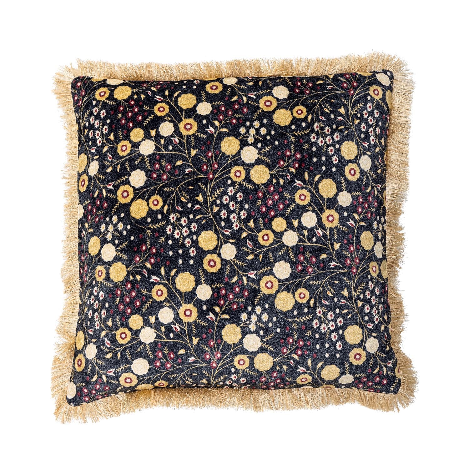 Eydis Kissen, Blau, Viskose in Blau präsentiert im Onlineshop von KAQTU Design AG. Deko Kissen ist von Bloomingville