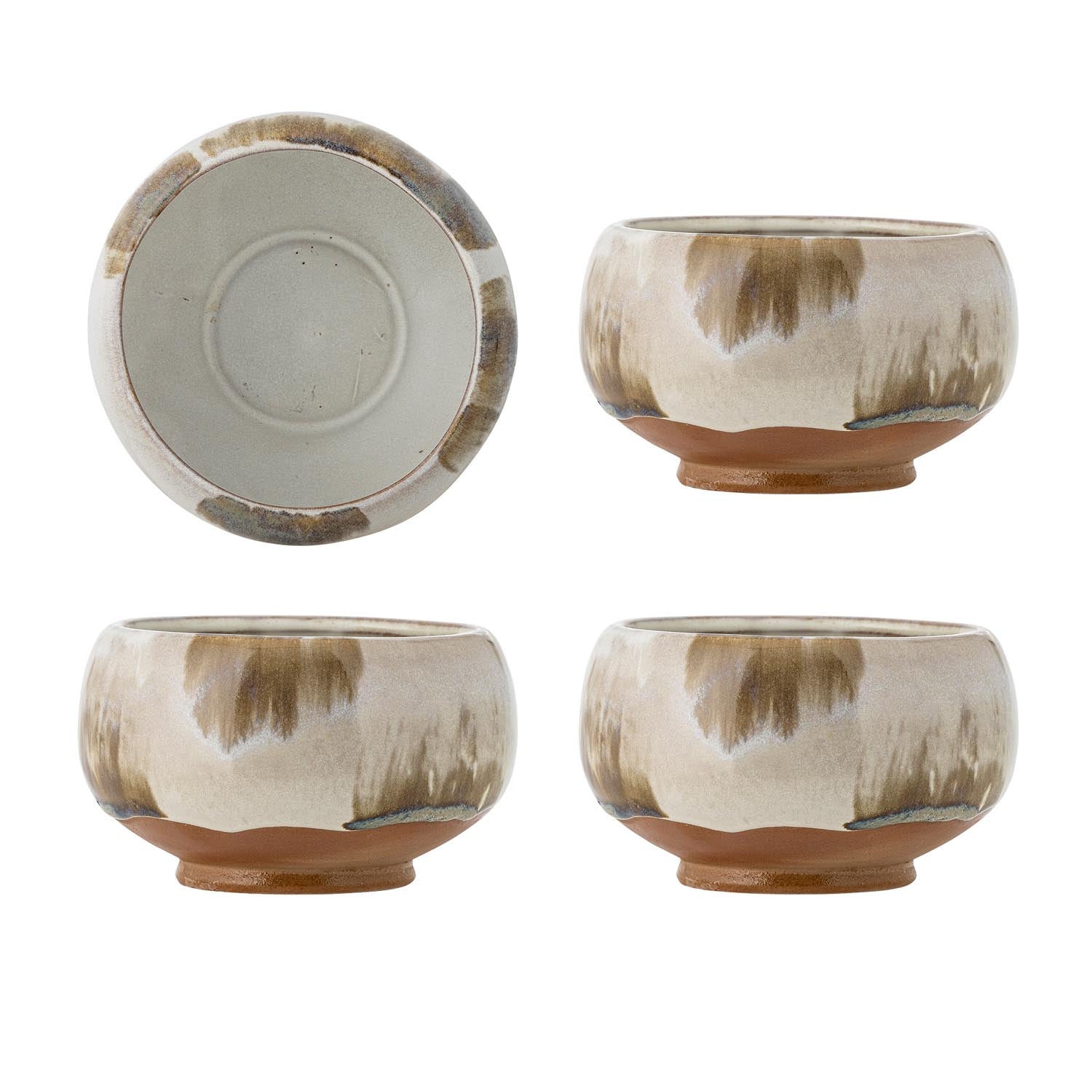 Jade Schale, Natur, Steingut in Natur präsentiert im Onlineshop von KAQTU Design AG. Schale ist von Bloomingville