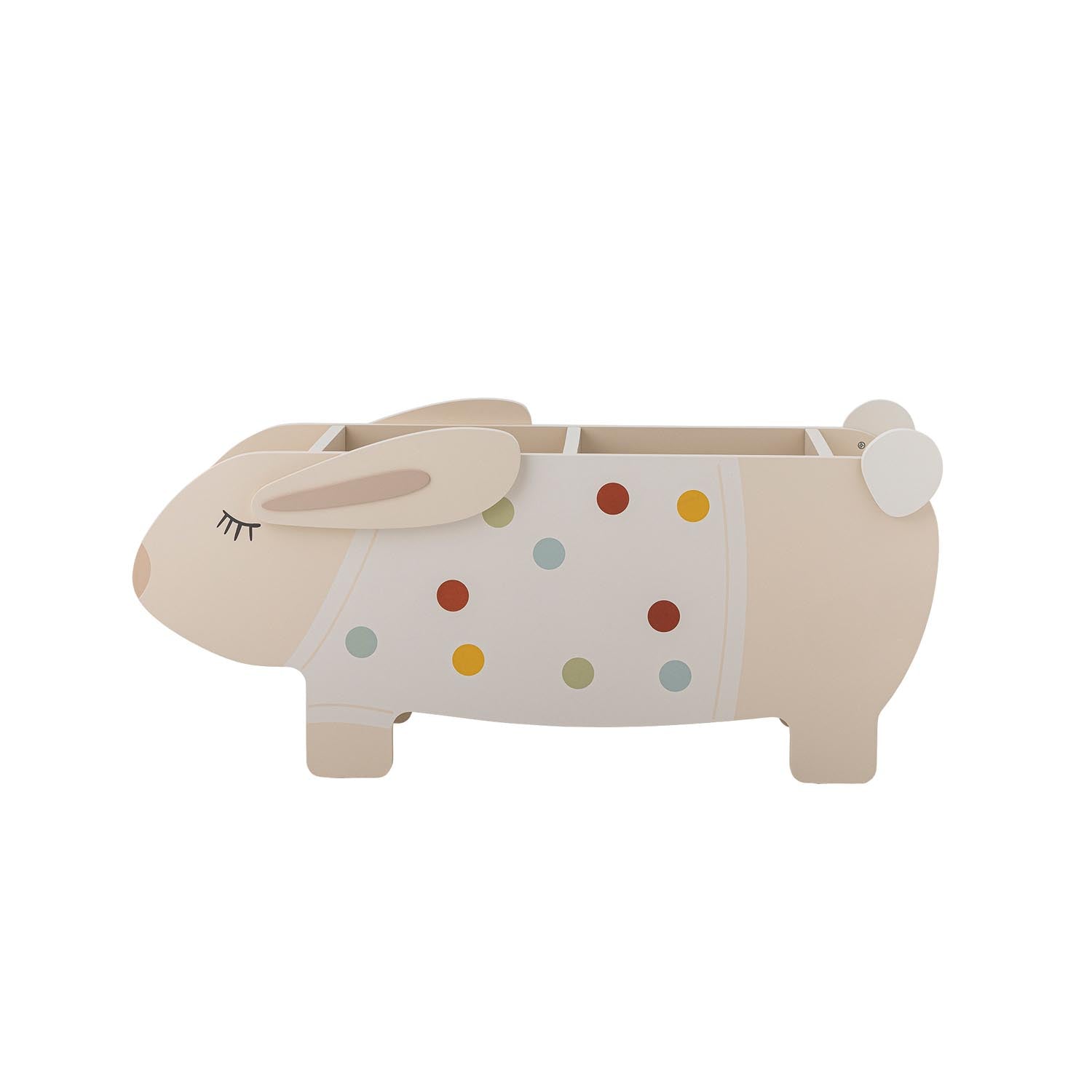 Villja Bücherständer, Weiss, FSC®100%, MDF in Weiss präsentiert im Onlineshop von KAQTU Design AG. Standregal ist von Bloomingville Mini