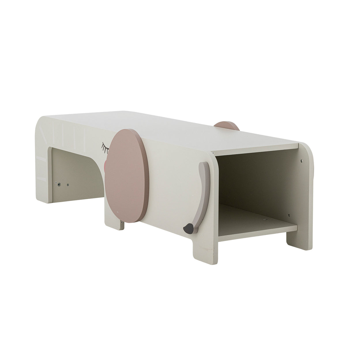 Ferdinand Bank, Grau, FSC®100%, MDF in Grau präsentiert im Onlineshop von KAQTU Design AG. Sitzbank ist von Bloomingville Mini