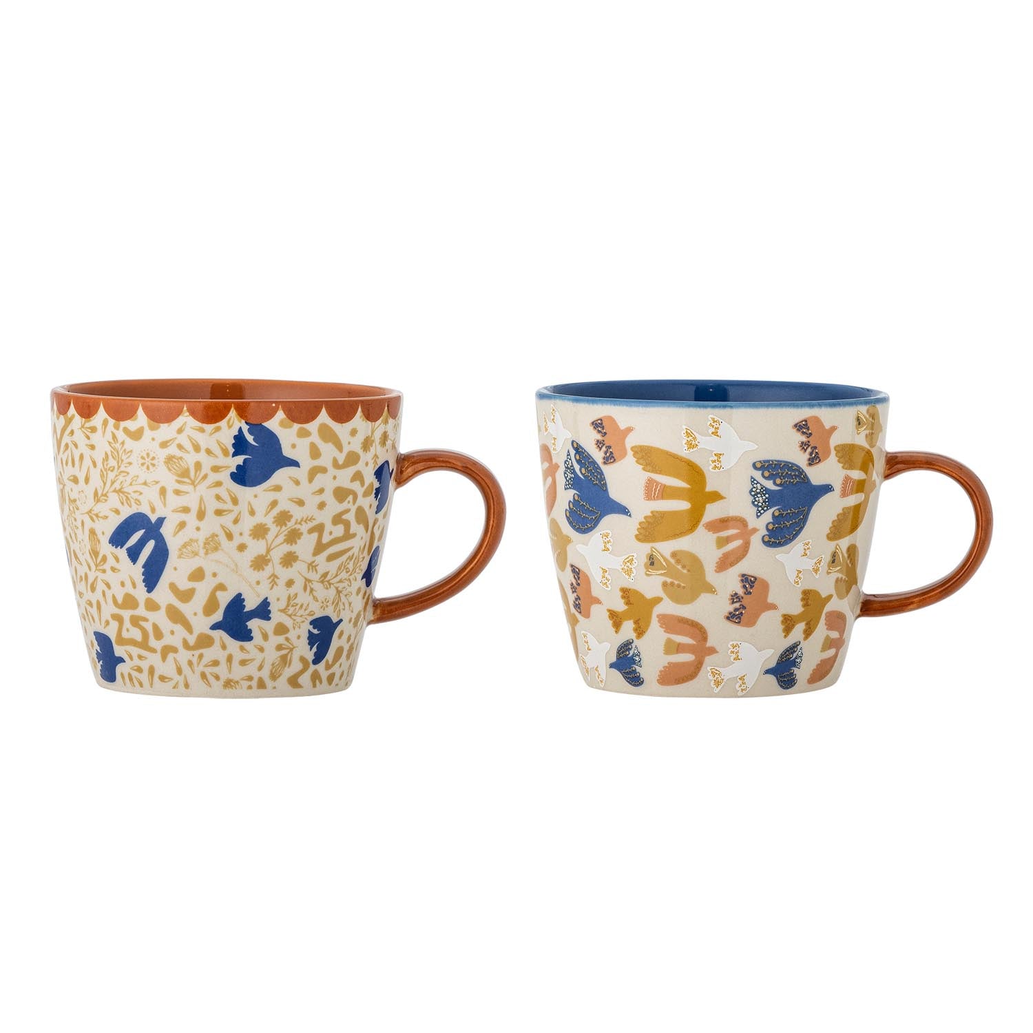 Anniversary Tasse, Braun, Steingut in Braun präsentiert im Onlineshop von KAQTU Design AG. Tasse ist von Bloomingville