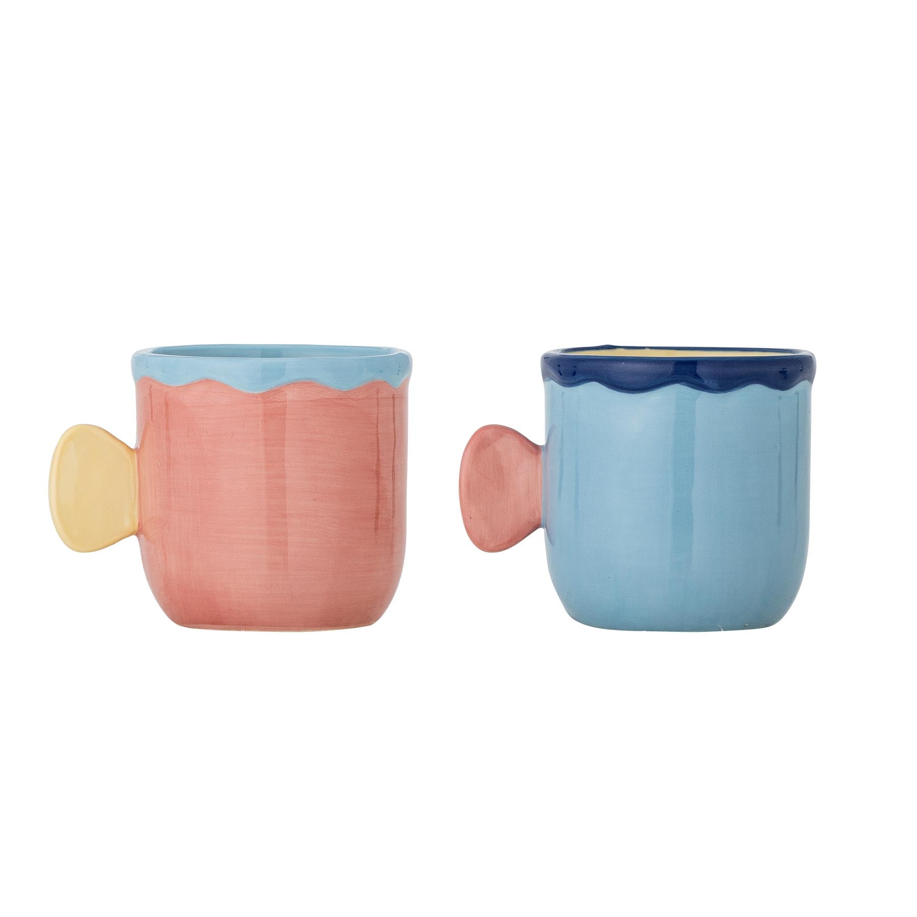 Willy Tasse, Bunt, Steingut in Multi präsentiert im Onlineshop von KAQTU Design AG. Tasse ist von Bloomingville