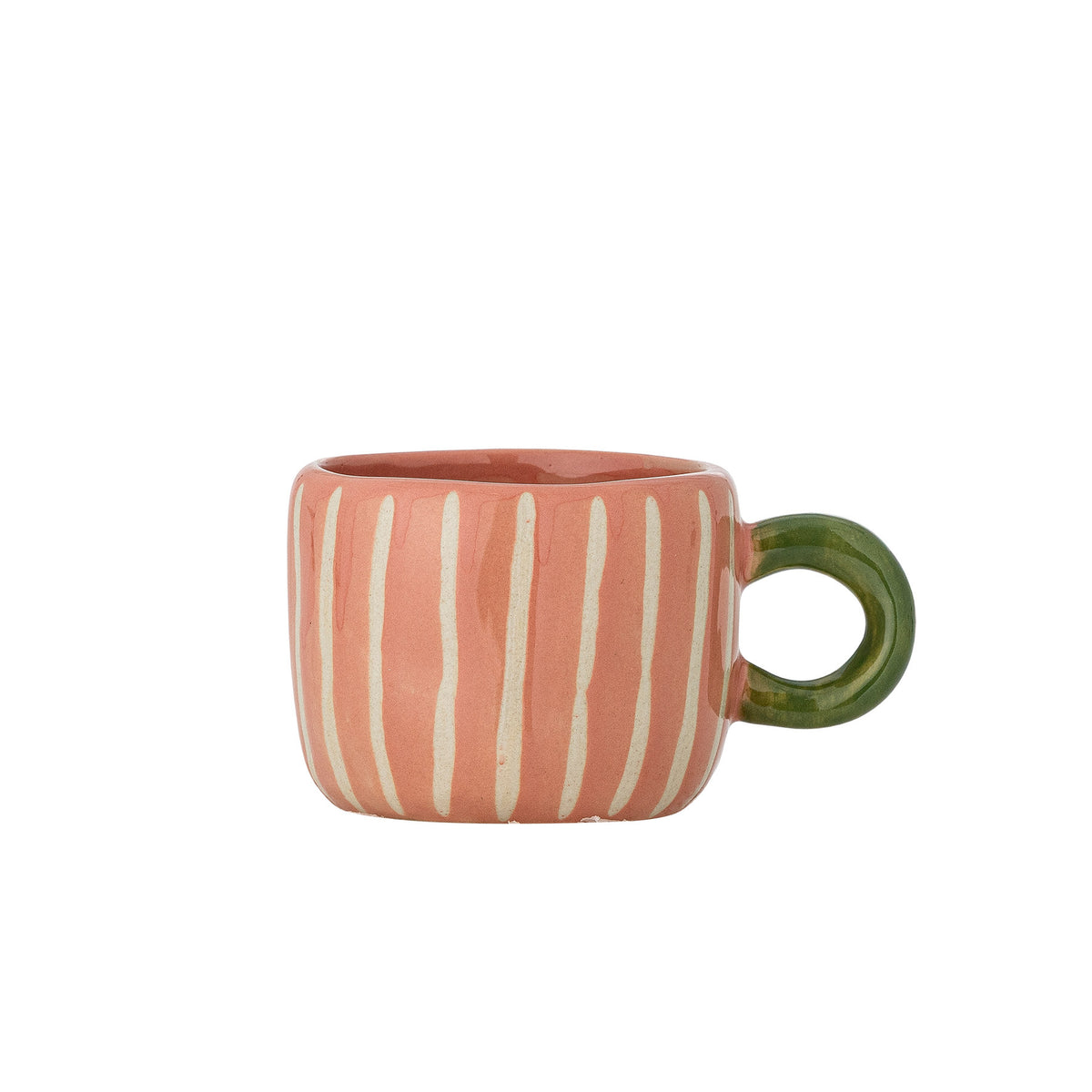 Nini Tasse, Rose, Steingut in Rose präsentiert im Onlineshop von KAQTU Design AG. Tasse ist von Bloomingville