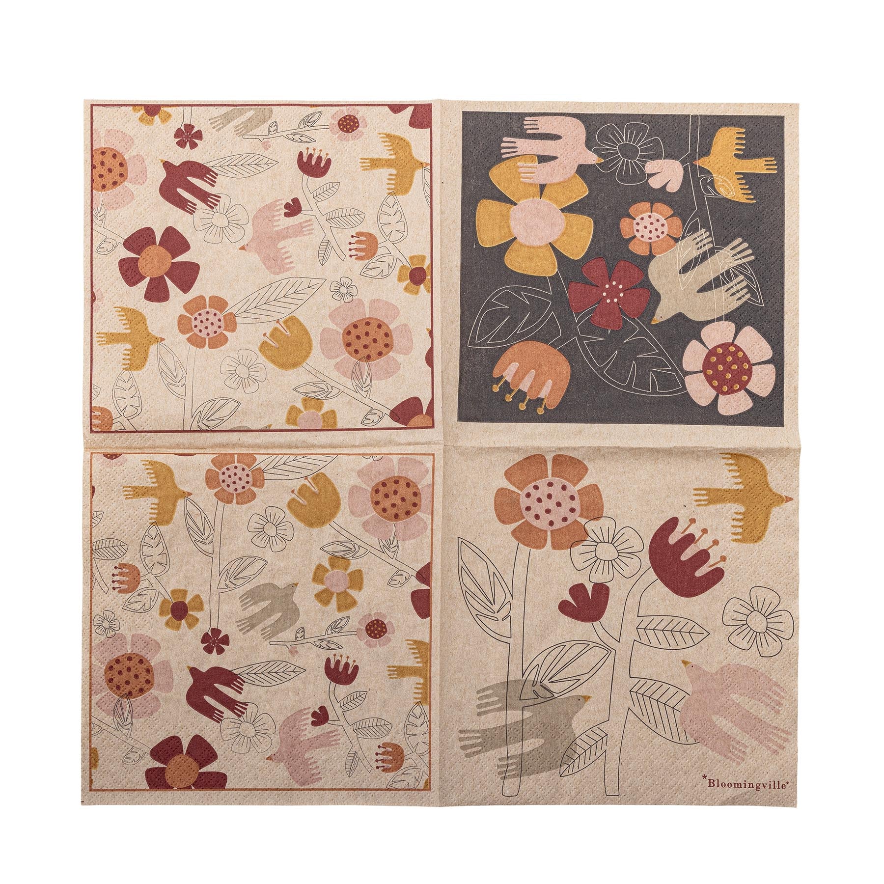 Vivielle Serviette, Natur, FSC®Recycled, Paper in Nature präsentiert im Onlineshop von KAQTU Design AG. Servietten ist von Bloomingville