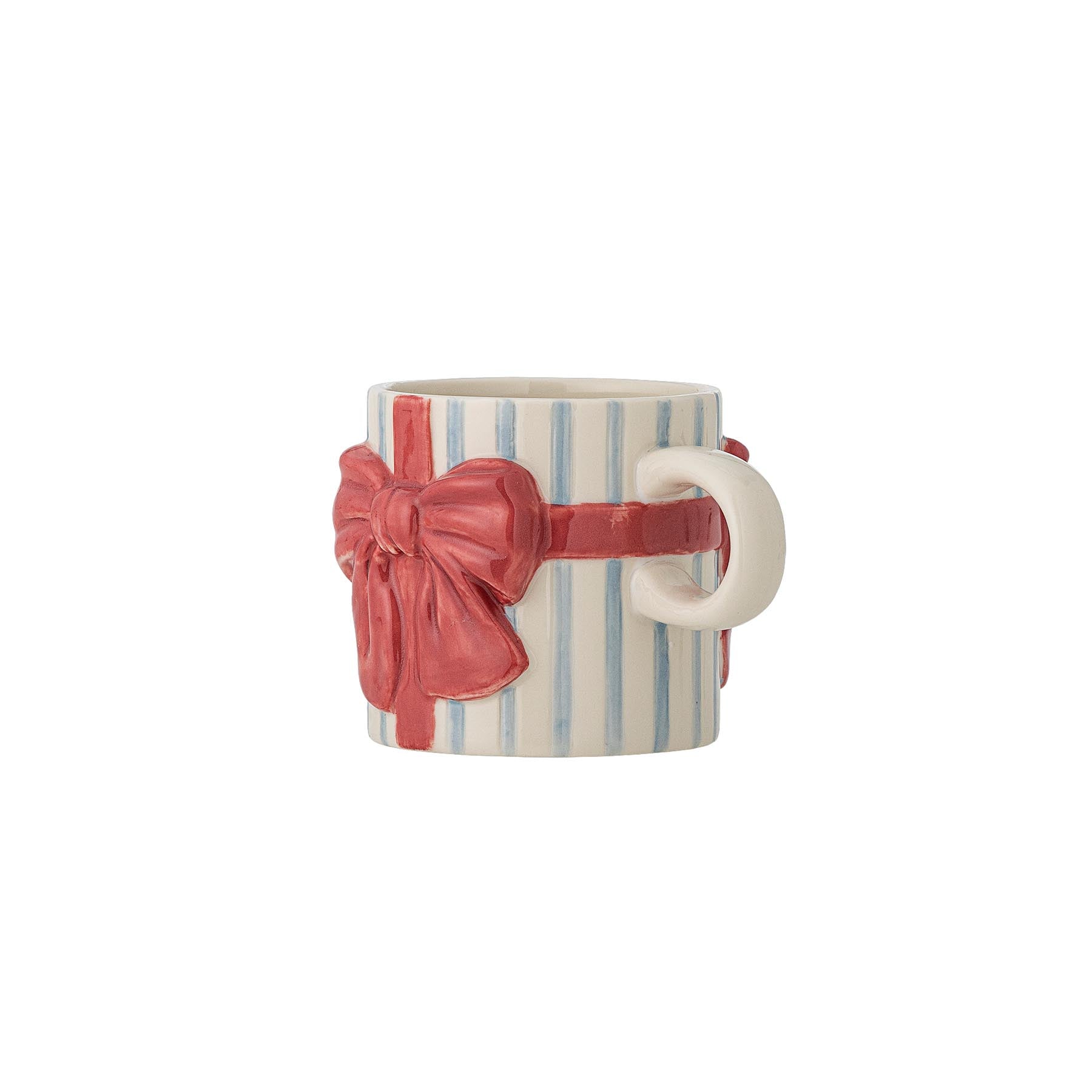 Bowie Becher, Blau, Steingut in Blue präsentiert im Onlineshop von KAQTU Design AG. Tasse ist von Bloomingville